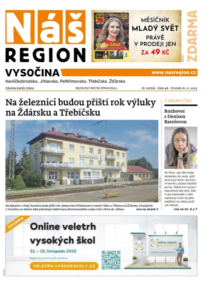 E-magazín Náš Region - Vysočina 46/2023 - A 11 s.r.o.