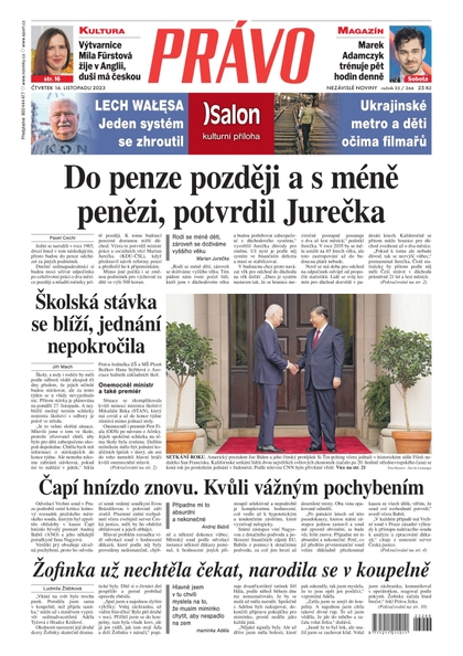 E-magazín Deník Právo - 16.11.2023 - Borgis, a.s.