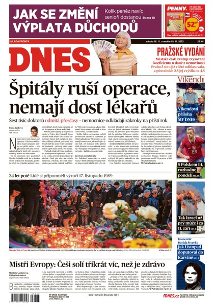 E-magazín MF DNES - 18.11.2023 - MAFRA, a.s.