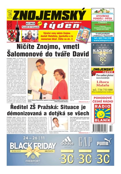 E-magazín Znojemský týden 47/2023 - Znojemský týden