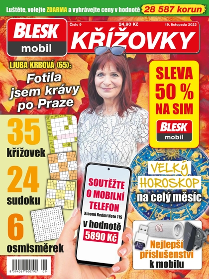 E-magazín BleskMobil křížovky - 9/2023 - CZECH NEWS CENTER a. s.