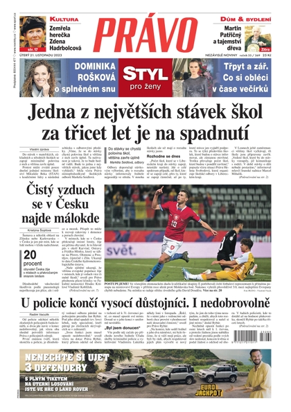 E-magazín Deník Právo - 21.11.2023 - Borgis, a.s.