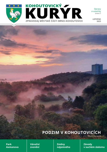 E-magazín Kohoutovický Kurýr 11/2023 - Městská část Brno Kohoutovice