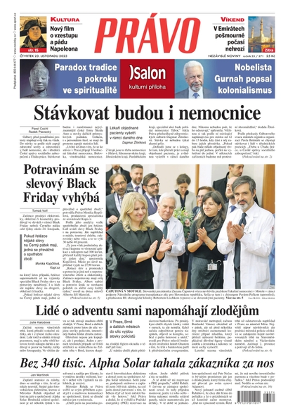 E-magazín Deník Právo - 23.11.2023 - Borgis, a.s.