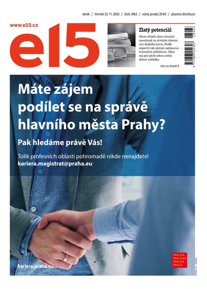 E-magazín E15 - 23.11.2023 - CZECH NEWS CENTER a. s.