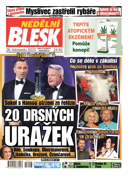 E-magazín Nedělní Blesk - 26.11.2023 - CZECH NEWS CENTER a. s.