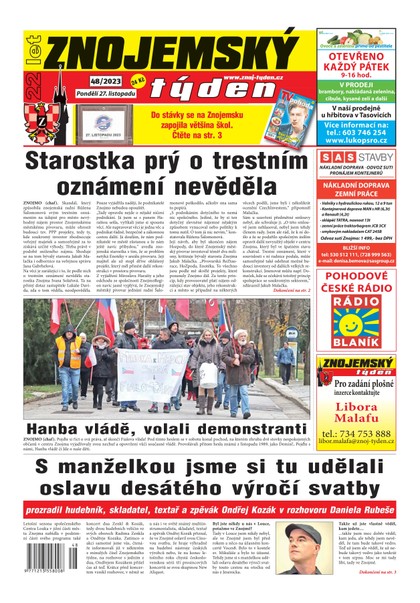 E-magazín Znojemský týden 48/2023 - Znojemský týden