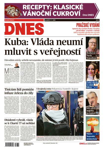 E-magazín MF DNES - 27.11.2023 - MAFRA, a.s.