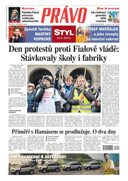 E-magazín Deník Právo - 28.11.2023 - Borgis, a.s.