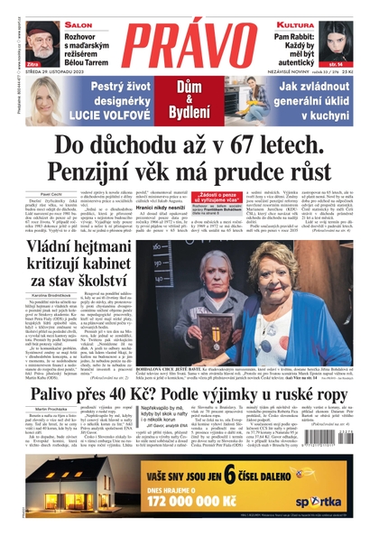 E-magazín Deník Právo - 29.11.2023 - Borgis, a.s.