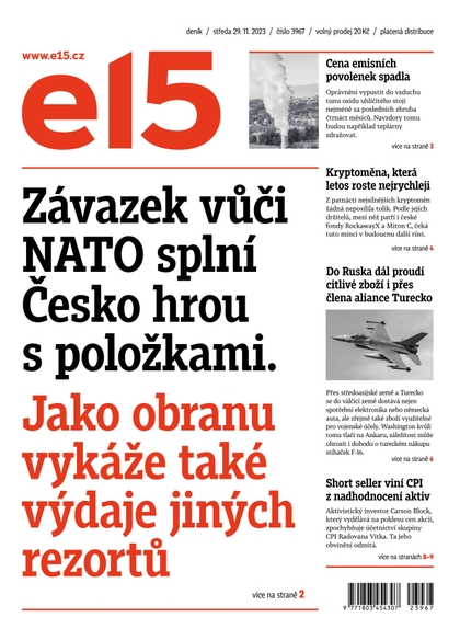 E-magazín E15 - 29.11.2023 - CZECH NEWS CENTER a. s.