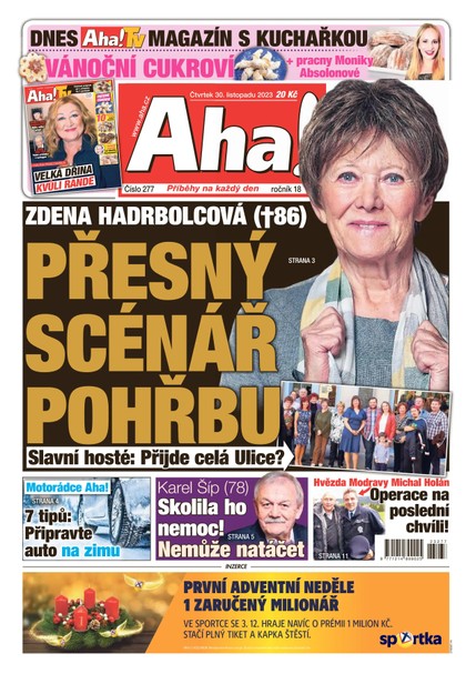 E-magazín AHA! - 30.11.2023 - CZECH NEWS CENTER a. s.