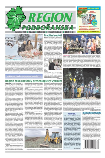 E-magazín Region Podbořanska 49/23 - Ohře Media