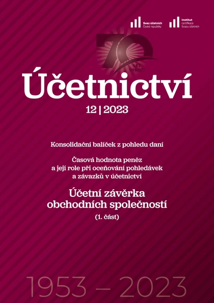 E-magazín Účetnictví č. 12/2023 - Svaz účetních České republiky, z. s.