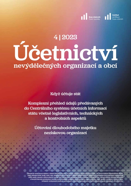 E-magazín Účetnictví nevýdělečných organizací a obcí č. 4/2023 - Svaz účetních České republiky, z. s.