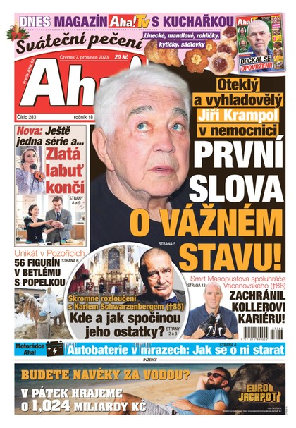 E-magazín AHA! - 7.12.2023 - CZECH NEWS CENTER a. s.