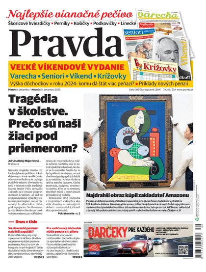 E-magazín Denník Pravda 8. 12. 2023 - OUR MEDIA SR a. s.