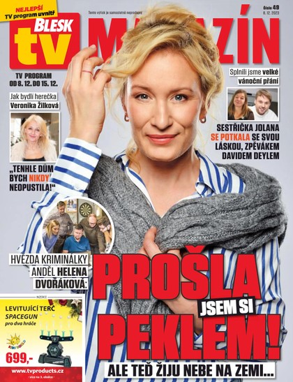 E-magazín Blesk Tv magazín - 8.12.2023 - CZECH NEWS CENTER a. s.
