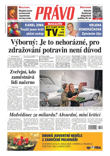 E-magazín Deník Právo - 9.12.2023 - Borgis, a.s.