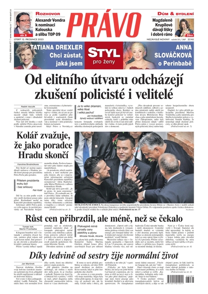 E-magazín Deník Právo - 12.12.2023 - Borgis, a.s.