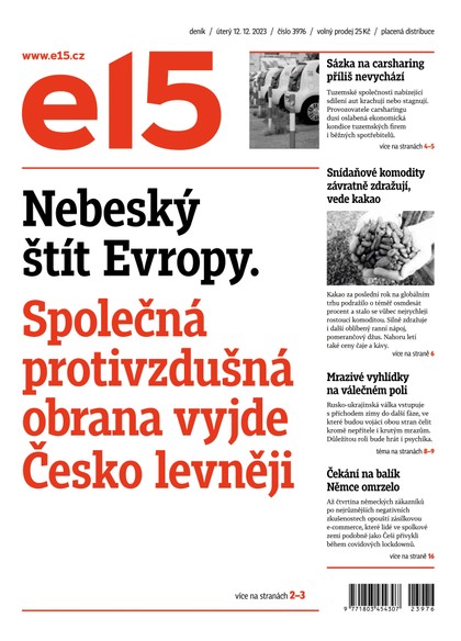 E-magazín E15 - 12.12.2023 - CZECH NEWS CENTER a. s.