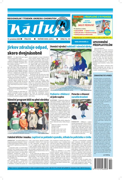 E-magazín Nástup 50/23 - Ohře Media