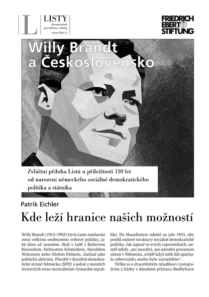 E-magazín Willy Brandt a Československo. Mimořádná příloha Listů 6/2023 - Listy, dvouměsíčník pro kulturu a dialog