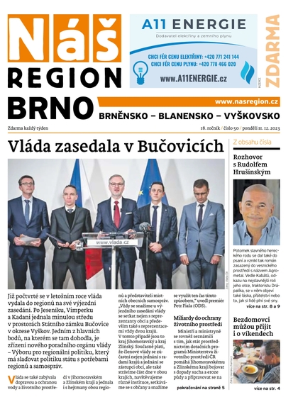 E-magazín Náš Region - Brno 50/2023 - A 11 s.r.o.