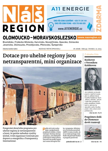 E-magazín Náš Region - Olomoucko/Moravskoslezsko 49/2023 - A 11 s.r.o.