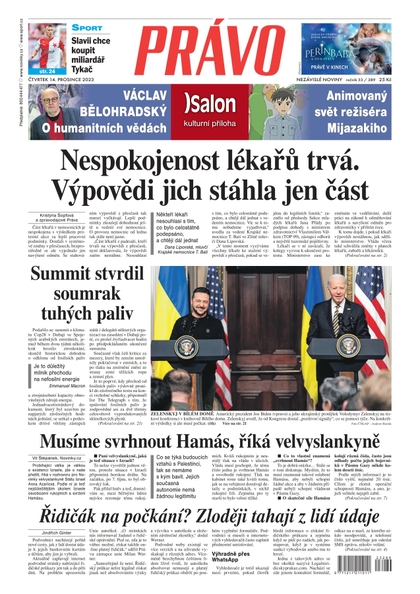 E-magazín Deník Právo - 14.12.2023 - Borgis, a.s.