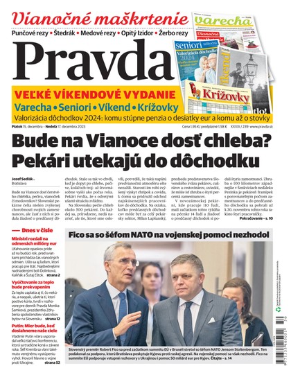 E-magazín Denník Pravda 15. 12. 2023 - OUR MEDIA SR a. s.