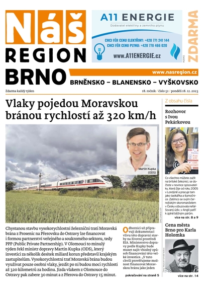 E-magazín Náš Region - Brno 51/2023 - A 11 s.r.o.
