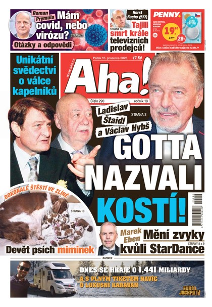 E-magazín AHA! - 15.12.2023 - CZECH NEWS CENTER a. s.