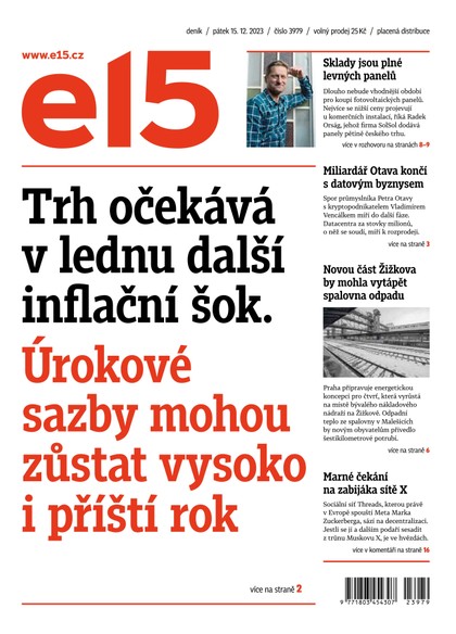 E-magazín E15 - 15.12.2023 - CZECH NEWS CENTER a. s.
