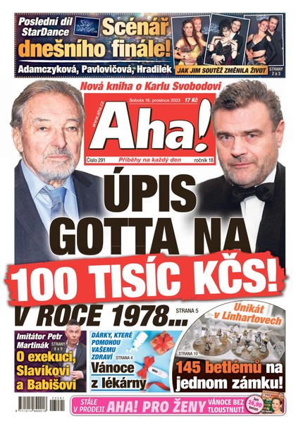 E-magazín AHA! - 16.12.2023 - CZECH NEWS CENTER a. s.