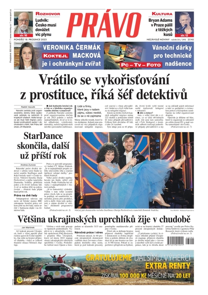 E-magazín Deník Právo - 18.12.2023 - Borgis, a.s.