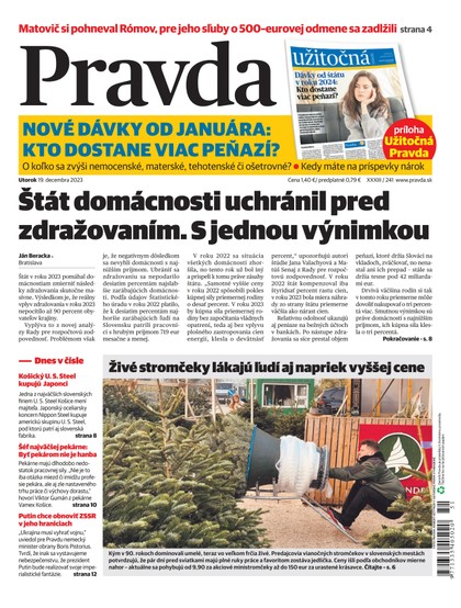 E-magazín Denník Pravda 19. 12. 2023 - OUR MEDIA SR a. s.