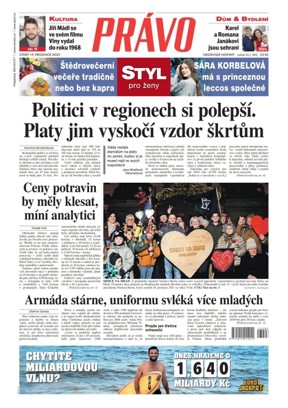 E-magazín Deník Právo - 19.12.2023 - Borgis, a.s.