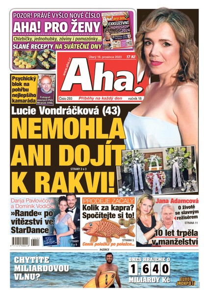 E-magazín AHA! - 19.12.2023 - CZECH NEWS CENTER a. s.