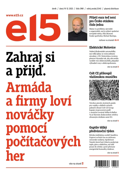 E-magazín E15 - 19.12.2023 - CZECH NEWS CENTER a. s.
