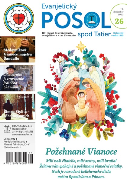 E-magazín Evanjelický posol spod Tatier 26/2023 - TRANOSCIUS a.s.