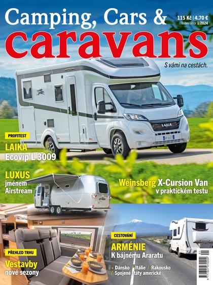 E-magazín Camping, Cars & Caravans 1/2024 - EEZY Publishing