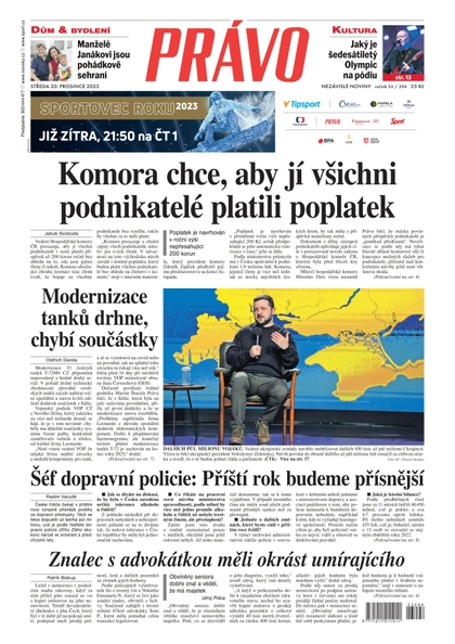 E-magazín Deník Právo - 20.12.2023 - Borgis, a.s.
