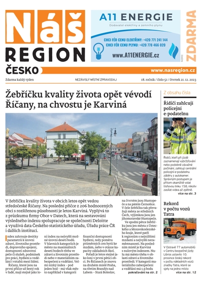 E-magazín Náš Region - Česko 51/2023 - A 11 s.r.o.