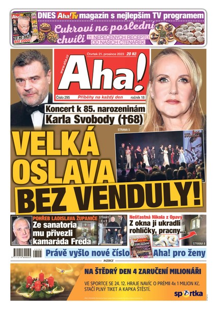 E-magazín AHA! - 21.12.2023 - CZECH NEWS CENTER a. s.