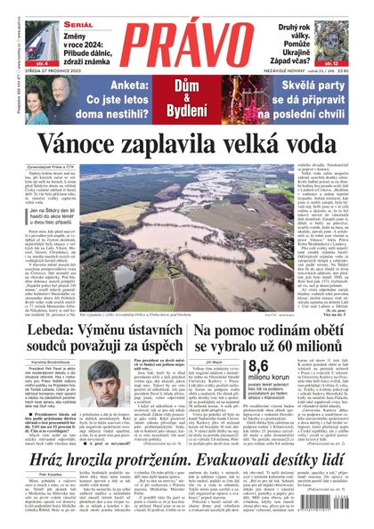 E-magazín Deník Právo - 27.12.2023 - Borgis, a.s.