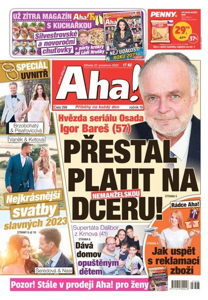 E-magazín AHA! - 27.12.2023 - CZECH NEWS CENTER a. s.