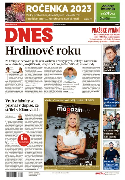 E-magazín MF DNES - 28.12.2023 - MAFRA, a.s.