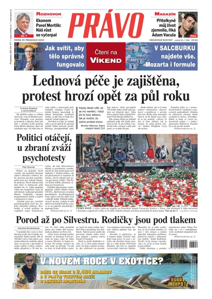 E-magazín Deník Právo - 29.12.2023 - Borgis, a.s.