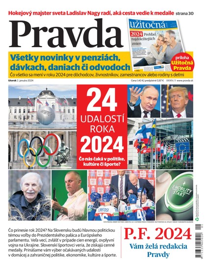 E-magazín Denník Pravda 2. 1. 2024 - OUR MEDIA SR a. s.